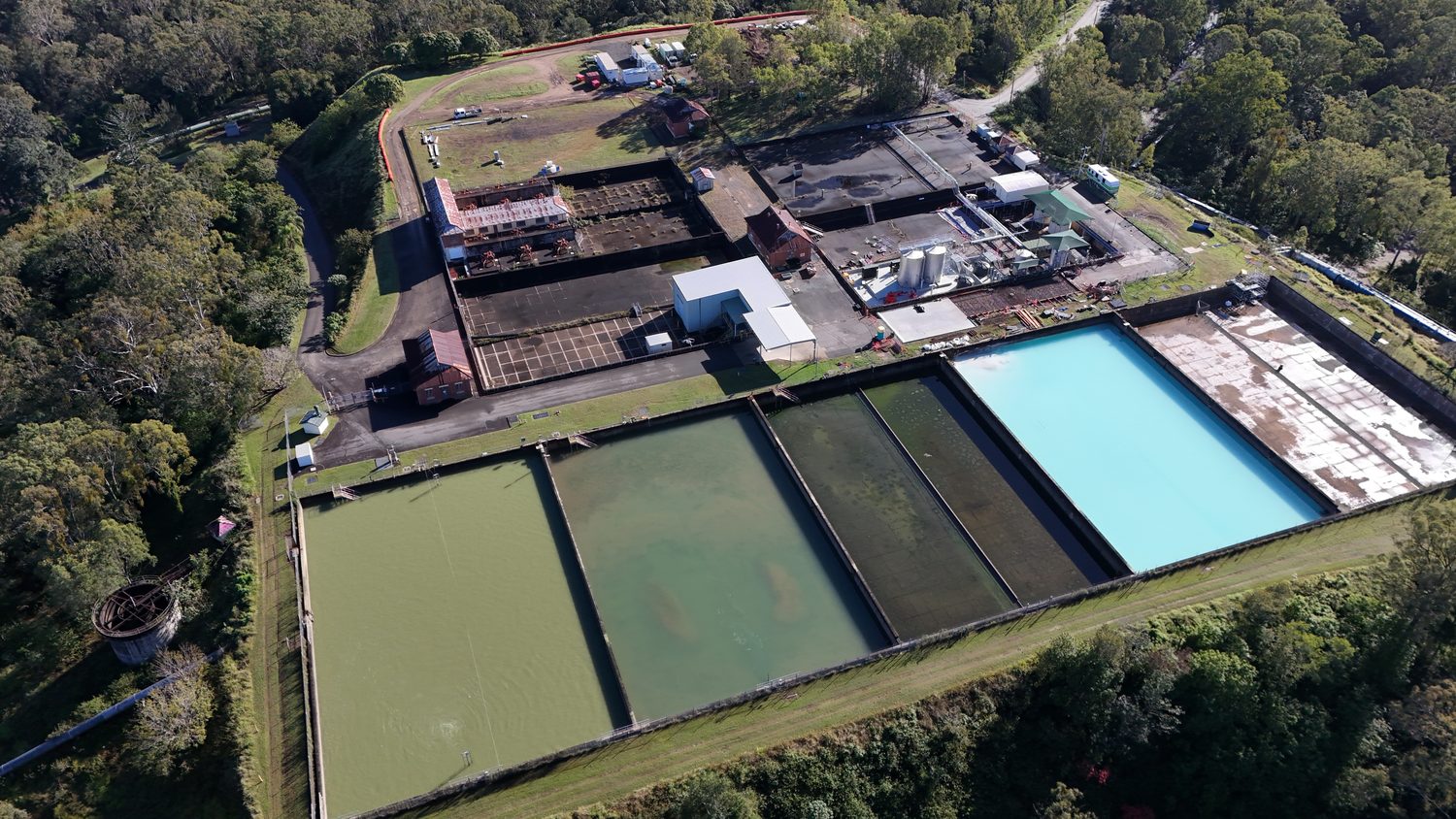 Repeatable aerial progress frame over the Holts Hill reservoir site