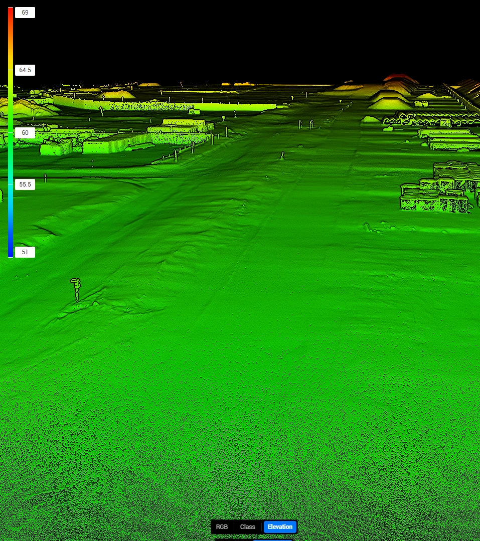 Height map surface model from a Redland Bay drone site survey